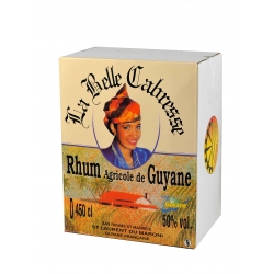 Belle cabresse Rhum Blanc 50° cubi 4,5L Guyane