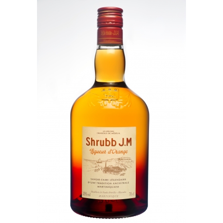 JM liqueur shrubb 35° 70 cl Martinique