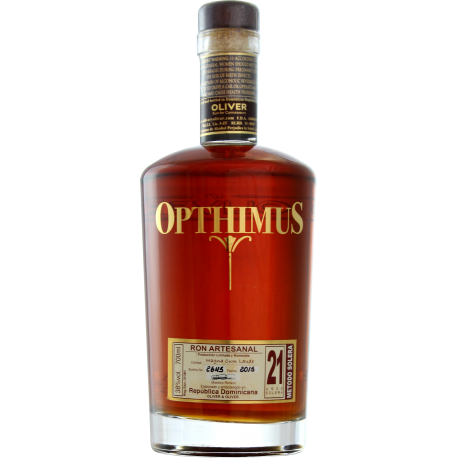 Opthimus Rhum Vieux 21 ans 38° 70 cl République Dominicaine