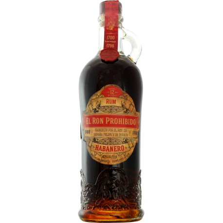 Prohibido Rhum Vieux Habanero 12 40° 70 cl Mexique