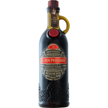 Prohibido Rhum Vieux Gran Reserva 15 40° 70 cl Mexique