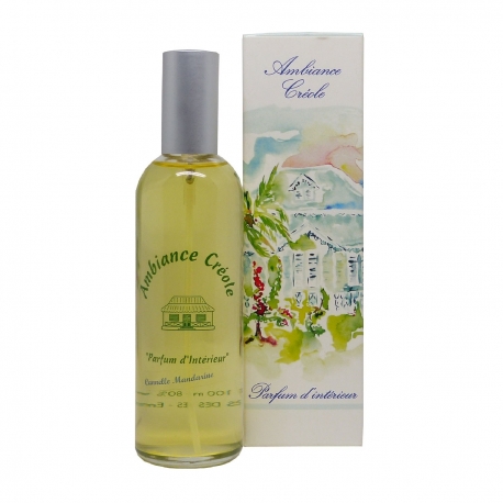 Parfums des îles parfum d'intérieur ambiance créole cannelle mandarine spray 100ml