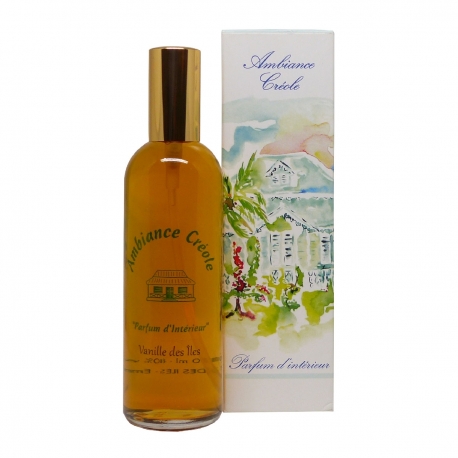 Parfums des îles parfum d'intérieur ambiance créole vanille des îles spray 100ml