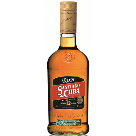 Santiago de Cuba Rhum Vieux 12 ans extra anejo 40° 70 cl Cuba