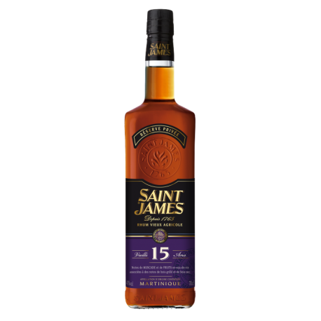 Saint James Rhum Vieux 15 ans 43° 70 cl Martinique