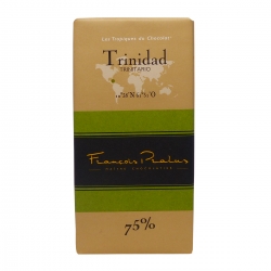 Pralus tablette de chocolat trinidad 75% 100 g