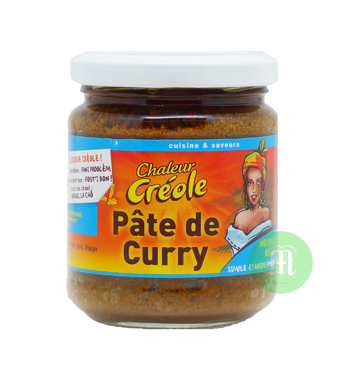 Chaleur créole pate curry 200 g - Christian de Montaguère