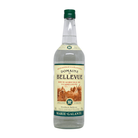 Bellevue Rhum Blanc 59° 1L Marie Galante