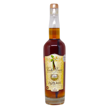 Dzama Rhum Vieux vanille 3 ans +1 gousse vanille 43° 70 cl Madagascar