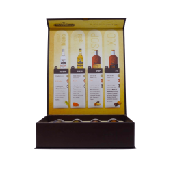 Damoiseau Rhum Coffret 4 olfacteurs X4 cl (Blanc gold vsop xo) Guadeloupe