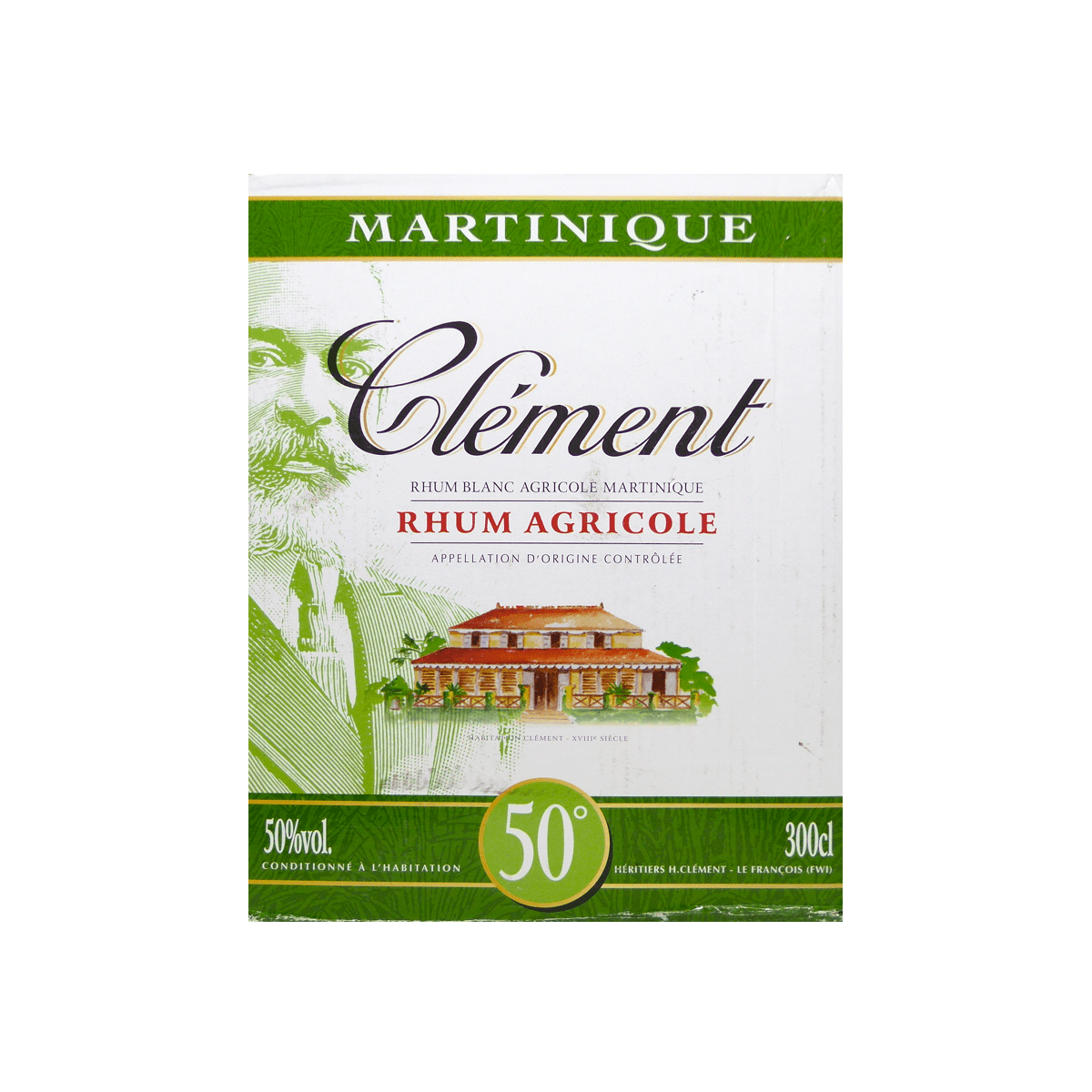 Rhum Agricole CLÉMENT Rhum Blanc 50° cubi - Christian de Montaguère