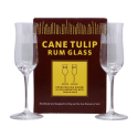 Cane Tulip Verres à Rhum Vieux en Cristal gravé boite de 2