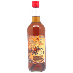 Saveurs de Coriandre Punch vanille 18° 1L Guadeloupe