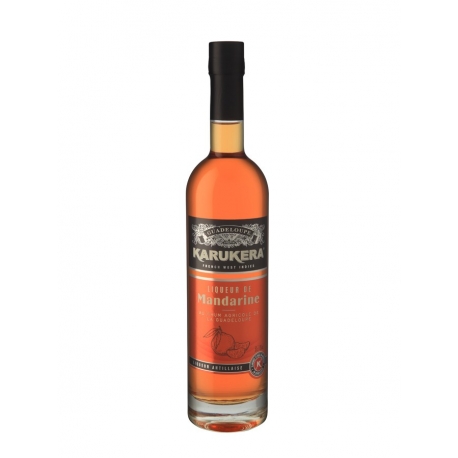 Karukera Liqueur Mandarine 18° 50 cl Guadeloupe