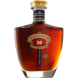 Centenario Rhum Vieux 30 ans solera carafe étui40° 70 cl Costa Rica