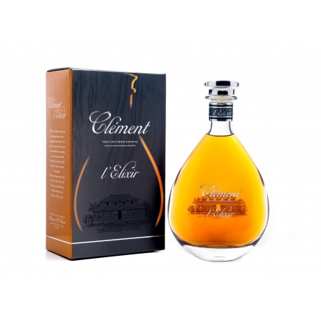 Clément Rhum Vieux XO l'Elixir carafe étui 44° 70 cl Martinique