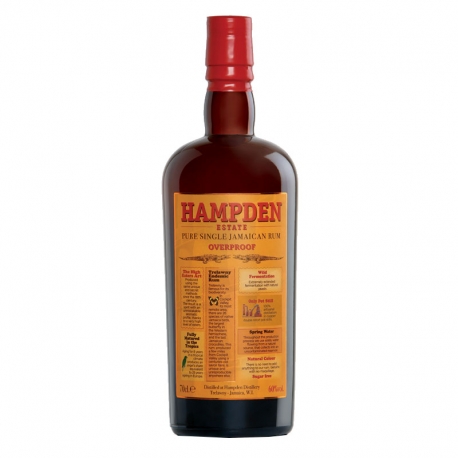 Hampden Rhum Vieux Overproof 60° Jamaïque