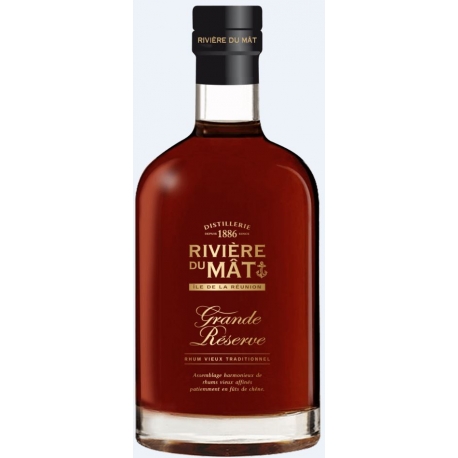 Rivière du Mat Rhum Vieux 5 ans Grande Réserve étui 40° 70 cl Réunion