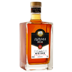 Dzama Rhum ambré cuvée noire prestige 40° 70 cl Madagascar