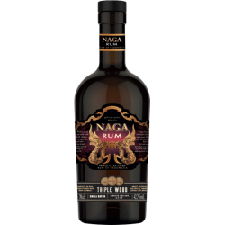 Naga Rum Triple Wood boisson spiritueuse à base de rhum 42,7° 70 cl Indonésie