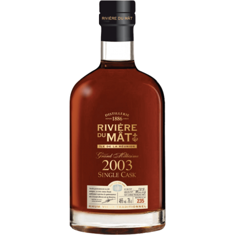 Rivière du Mat Rhum Vieux Single Cask 46° 70 cl Réunion