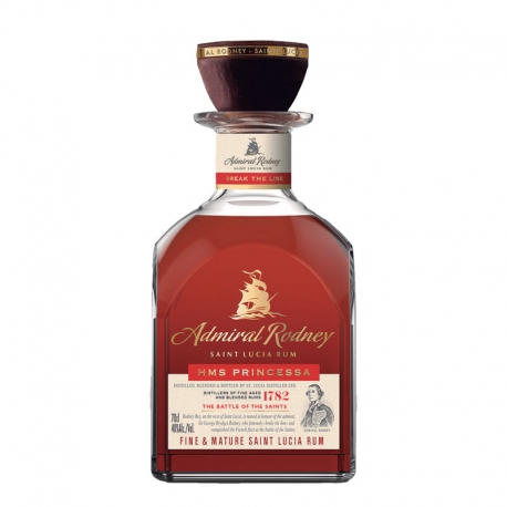 Admiral Rodney Rhum Vieux HMS Princessa 5 - 9 ans 40° 70 cl Sainte Lucie