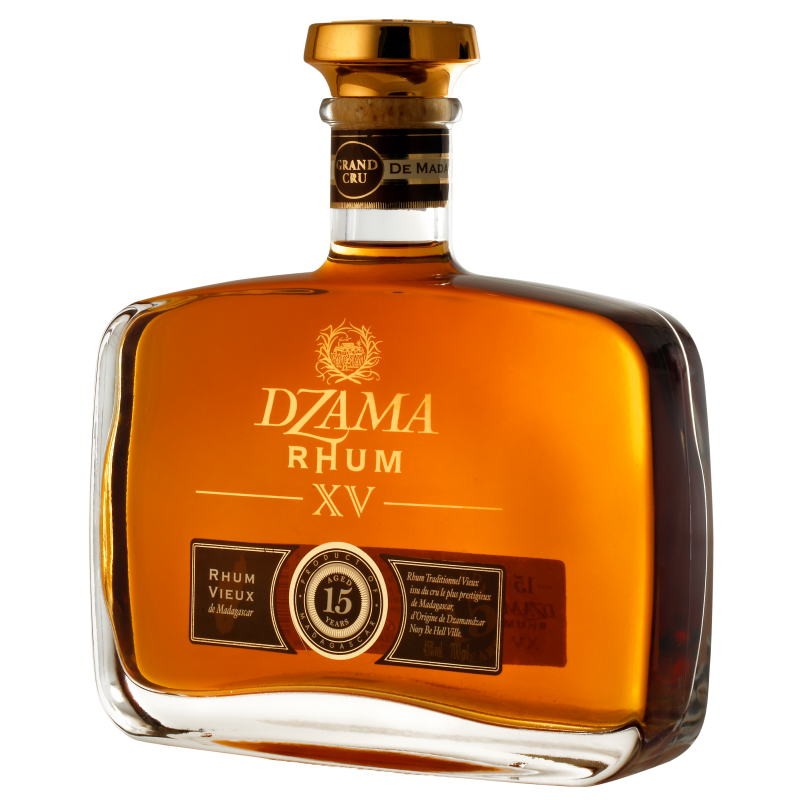 Rhum Vieux DZAMA XV 15 ans carafe Madagascar - Christian de Montaguère