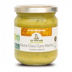 Le Voyage de Mamabé Sauce Coco Curry Madras bio 190g