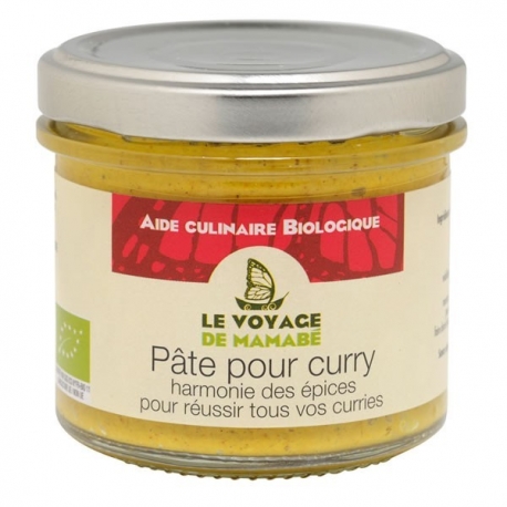 Le Voyage de Mamabé Pate pou Curry bio 105g