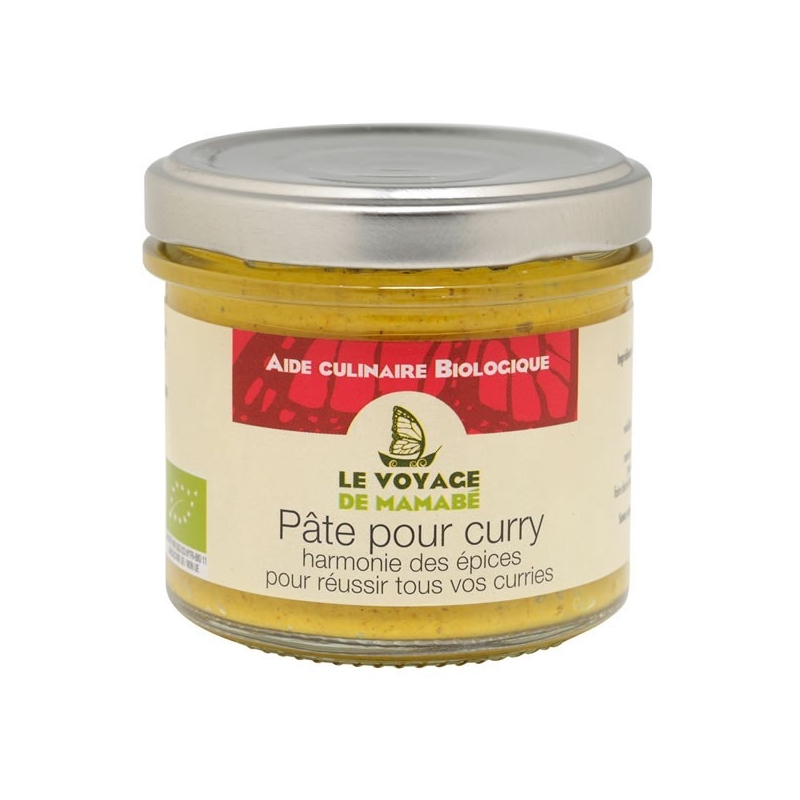 PÂTE DE CURRY ROUGE 105G - LE VOYAGE DE MAMABÉ