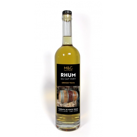 M & G Rhum Ambré Grogue Velha 44° 70 cl Cap-Vert