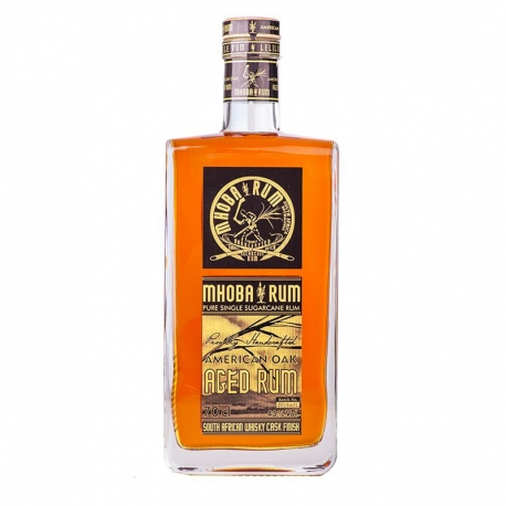 Mhoba Rhum Vieux American Oak Aged 43° 70cl Afrique du Sud