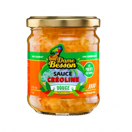 Dame Besson Sauce Créoline Douce 210ml / 170g PM