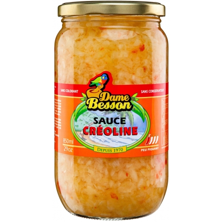 Sauce créoline originale DAME BESSON 170g Guadeloupe