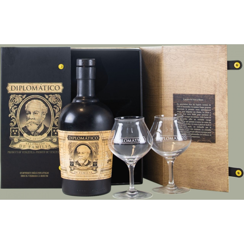 Coffret 2 Verres à Rhum - Dugas / Chef et Sommelier - Saumane Arts & Vin