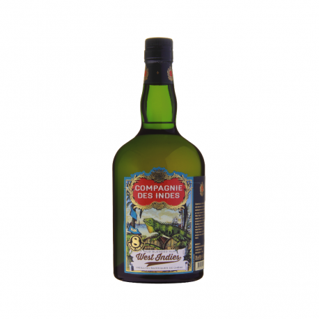 Compagnie des Indes Rhum Vieux 8 ans West Indies 43° 70 cl Caraïbes