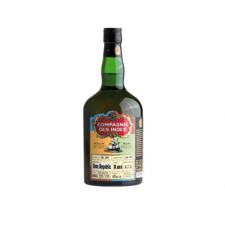 Compagnie des Indes Rhum Vieux République Dominicaine AFD étui 43° 70cl République Dominicaine