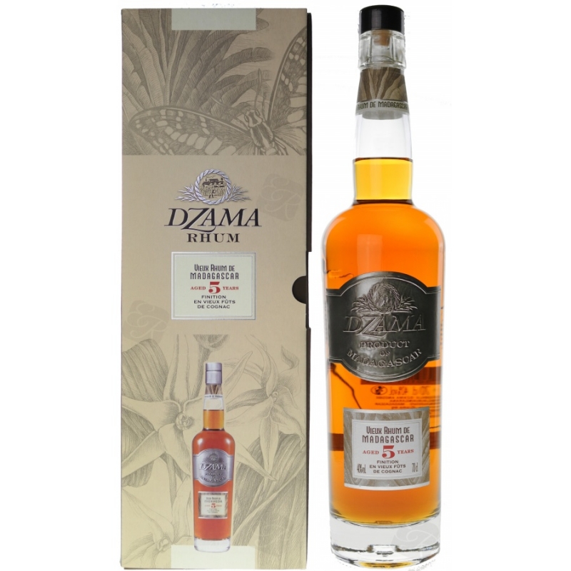 Rhum Vieux DZAMA XV 15 ans carafe Madagascar - Christian de Montaguère