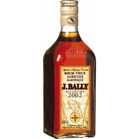 Bally Rhum Vieux 2002 43° 70 cl Martinique