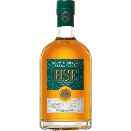 HSE Rhum Vieux 2013 Finition Single Malt Islay Kilchoman 44° Martinique