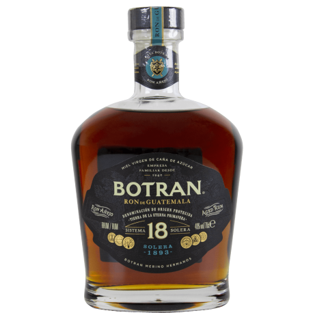 Botran 1893 Rhum Vieux 18 Solera 40° 70 cl Guatemala