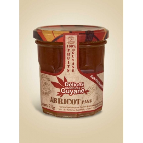Délices Guyane Confiture Abricot Pays 210 g