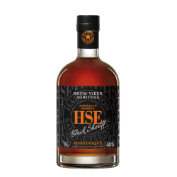 HSE Rhum Vieux black sheriff 40° 70 cl Martinique