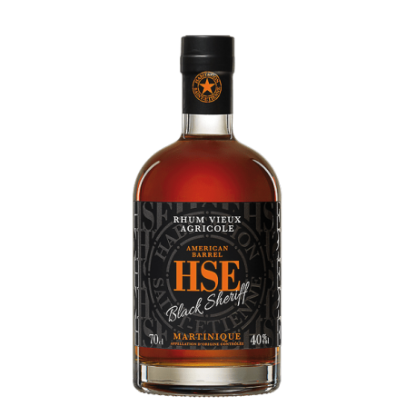 HSE Rhum Vieux black sheriff 40° 70 cl Martinique