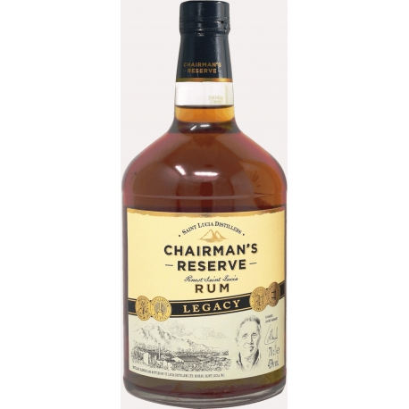 Chairman's Reserve Rhum Vieux Legacy 43° Sainte Lucie