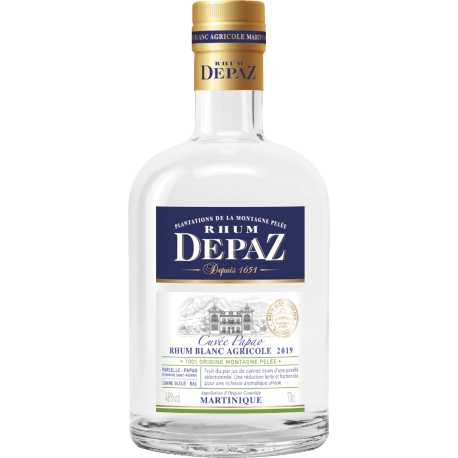 Depaz Rhum Blanc Cuvée Papao 48,5° Martinique