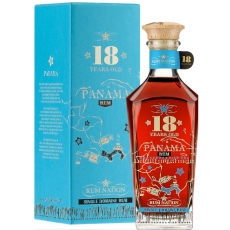 Rum Nation Rhum Vieux 18 ans Panama Decanter étui 40° Panama