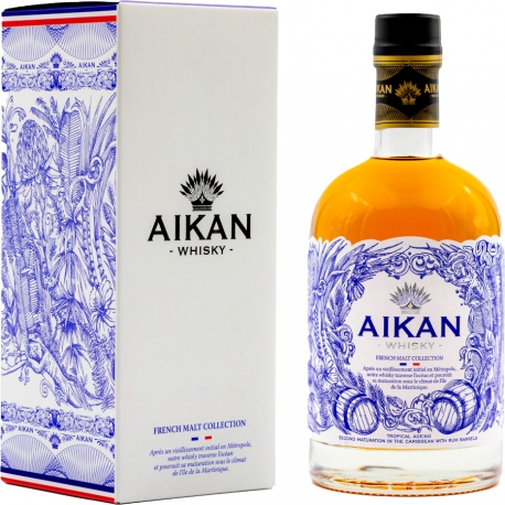 Aikan Whisky Malt Collection vieilli en fût de rhum étui 43° Martinique