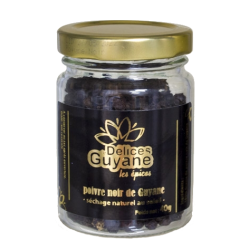 Délices de Guyane Poivre Noir de Guyane en Grain 40g