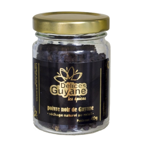 Délices de Guyane Poivre Noir de Guyane en Grain 45g